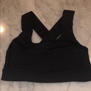 Lululemon Black Sports Bra Size Two Never Worn